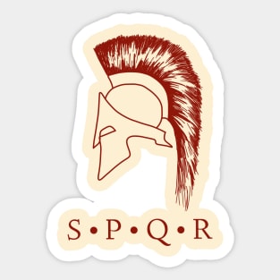 Spqr centurion helmet Sticker